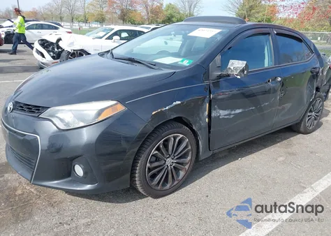 2016 Toyota Corolla S Plus из США, поврежденный, VIN 2T1BURHE3GC732849